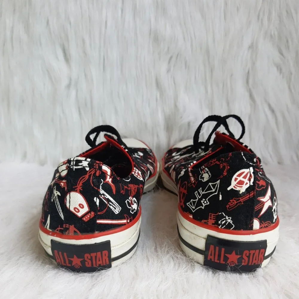 Converse CT All Star Size US MENS 7 WOMENS 9 Anarchy BLACK/RED - Picture 5 of 13